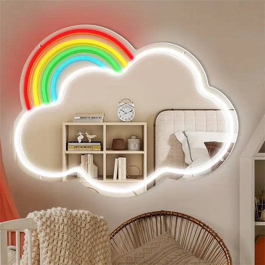 Cloud Rainbow Mirror